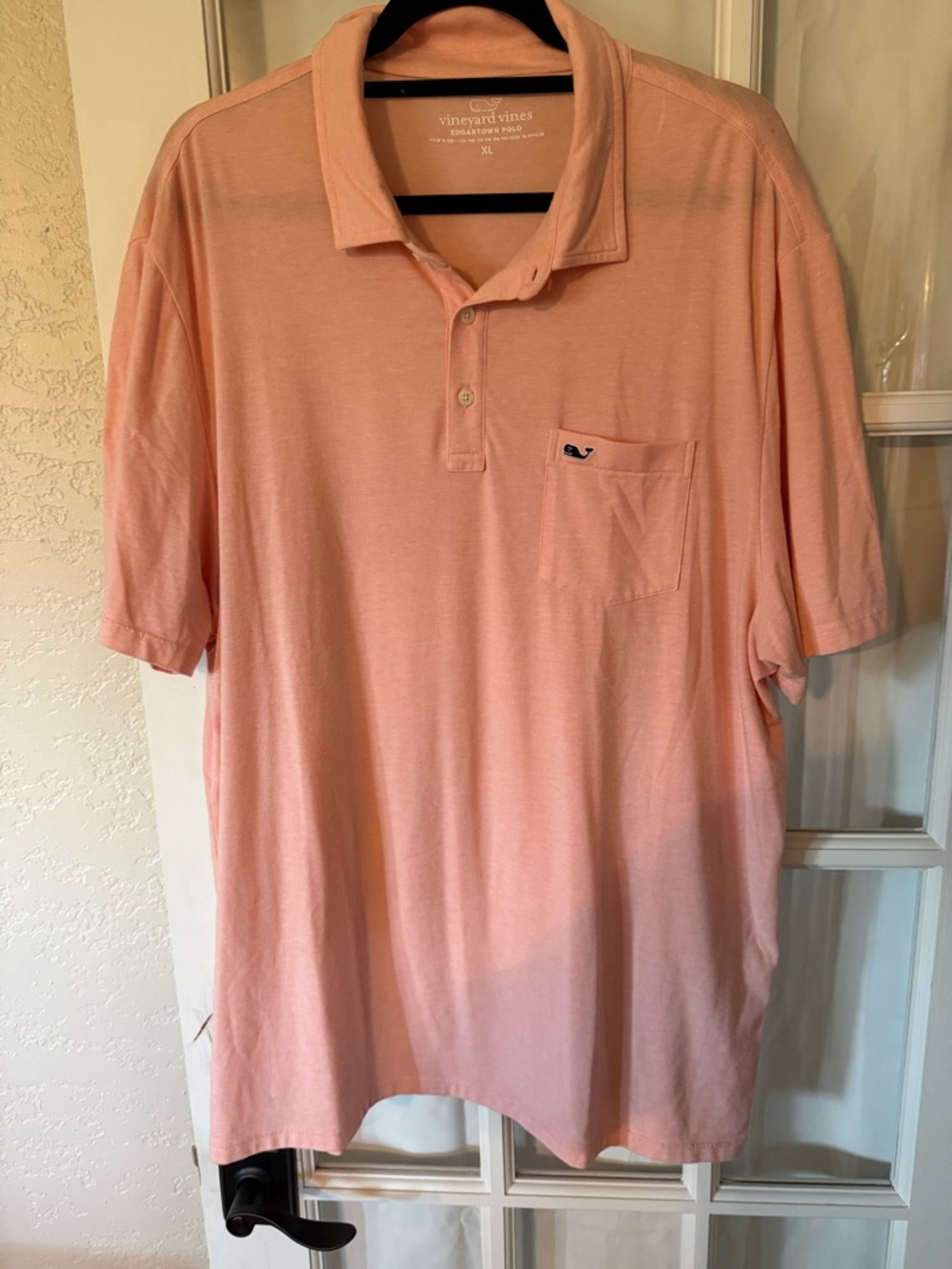 Vineyard Vines Men's Coral Pocket Polo